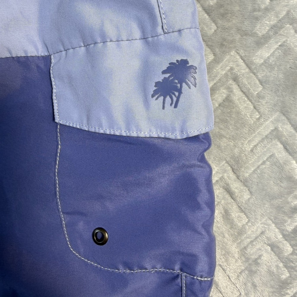 Trunks Swim & Surf Board Shorts Tropical Men's Blue/Purple Size Small - Picture 4 of 5
